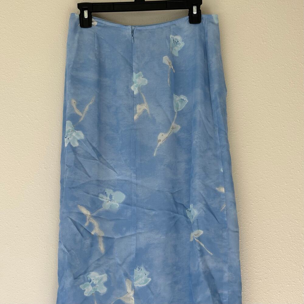 Sigrid Olson floral long maxi boho bohemian 90s Y2K festival fairy hippie slit 4 - Picture 8 of 11